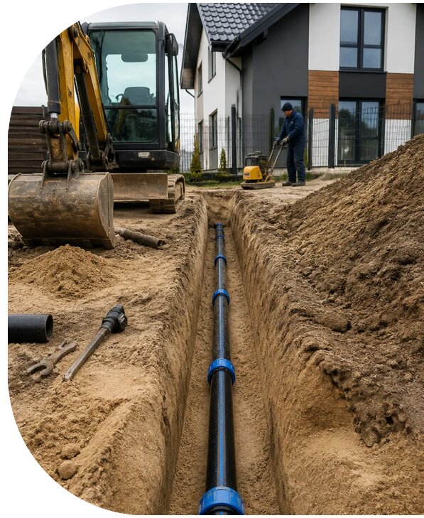 Монтаж наружного водопровода в Нефтеюганске от 1525 р. | АПаруса-Нфт