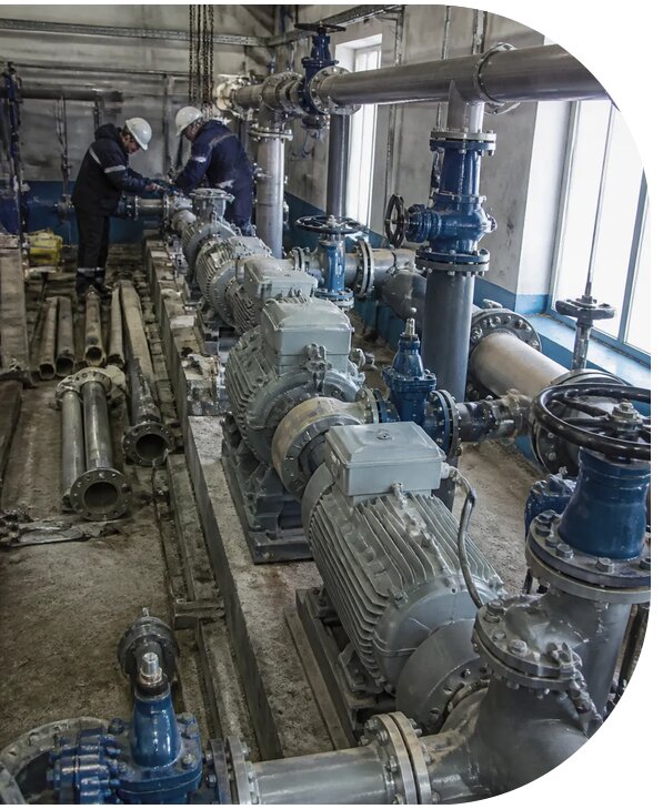 Реконструкция насосной станции водоснабжения в Нефтеюганске
